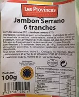 Mängden socker i Jambon serrano