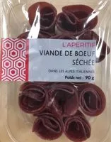 Mängden socker i Viande de boeuf sechée