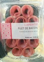 Mängden socker i Filet de bacon fumé au bois hêtre