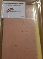 Mängden socker i Mousse de canard