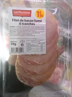 Mängden socker i Filet de bacon fumé 6 tranches