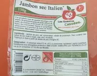 Mängden socker i Jambon sec italien