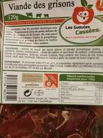 Mängden socker i Viande de grison