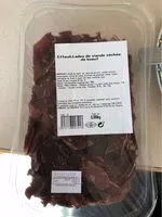 Mängden socker i Effeuillades de viande sechee de boeuf