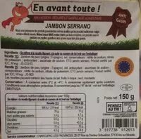 Mängden socker i Jambon serrano
