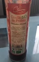 Mängden socker i Coulis bio de fraise