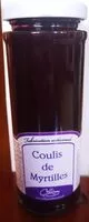 Mängden socker i Coulis de Myrtilles