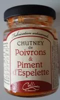 Mängden socker i Chutney poivrons piment d'espelette