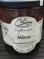 Mängden socker i Confiture Extra Mûres