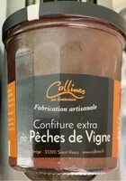 Mängden socker i Confiture extra de pêches de vigne