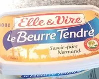 Mängden socker i Beurre tendre Elle et Vire