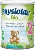 Mängden socker i Physiolac Lait de suite BIO