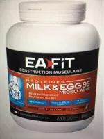 Mängden socker i Milk & Egg 95 Saveur Chocolat