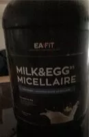 Mängden socker i Milk&egg micellaire