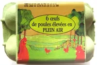 Mängden socker i 6 Œufs de Poules Élevées en Plein Air