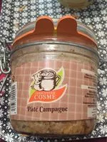 Mängden socker i Pâté campagne