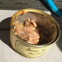 Mängden socker i Pate Basque au piment d'Espelette ANNE ROZES