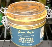 Mängden socker i Foie gras de canard du sud ouest
