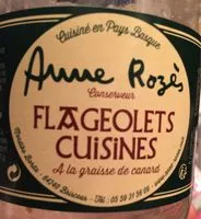 Mängden socker i Flageolets cuisinés à la graisse de canard