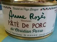 Mängden socker i Pâté  de porc de christian parra