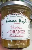 Mängden socker i Confiture d'orange