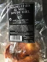 Mängden socker i Madeleines au miel