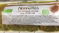 Mängden socker i Nonnettes au miel et à l'orange