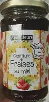 Mängden socker i Confiture de fraises au miel