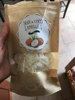 Mängden socker i Noix de coco lamelles bio