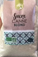 Mängden socker i Sucre de canne blond