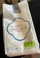 Mängden socker i Farine de blé intégrale Type T150