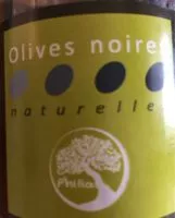 Mängden socker i Olives noires naturelles