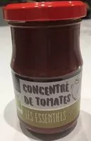 Mängden socker i Concentré de tomates