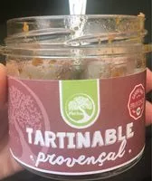 Mängden socker i Tartinable provençable