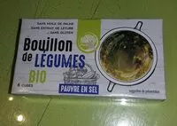 Mängden socker i Bouillon de legumes