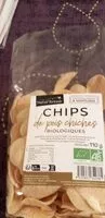 Mängden socker i Chips de pois chiches bio