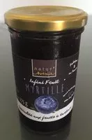 Mängden socker i Infini Fruit Myrtille