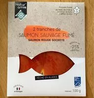 Mängden socker i Saumon Sauvage Fume Sockeye