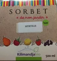 Mängden socker i Sorbet "de mon jardin" myrtille
