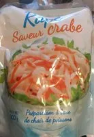 Mängden socker i Surimi rape 200g saveur crabe