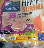 Mängden socker i Mini bâtonnets de surimi