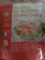 Mängden socker i Miettes de surimi