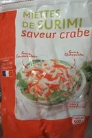 Mängden socker i Miettes de Surimi saveur crabe