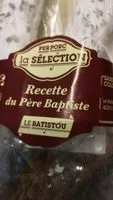 Mängden socker i Recette du Père Baptiste