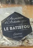 Mängden socker i Le BATISTOU au picodon d'Ardèche