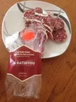 Mängden socker i Le pur porc recette du père Baptiste saucisson sec pur porc