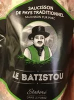 Mängden socker i Le batistou saucisson de pays traditionnel