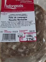 Mängden socker i Pâté de campagne recette normande