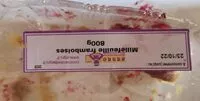Mängden socker i Millefeuille framboises