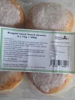 Mängden socker i Beignet sucré fourré pomme